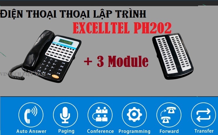Điện thoại thoại lập trình excelltel ph202