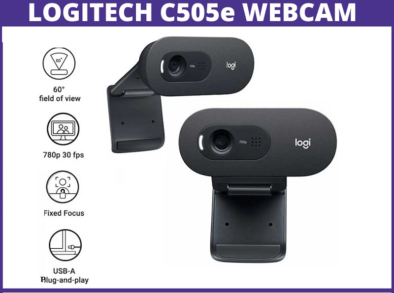 Webcam Logitech C505e HD